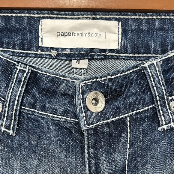 PAPER DENIM AND CLOTH low rise jeans. Size 4 - Picture 4 of 10